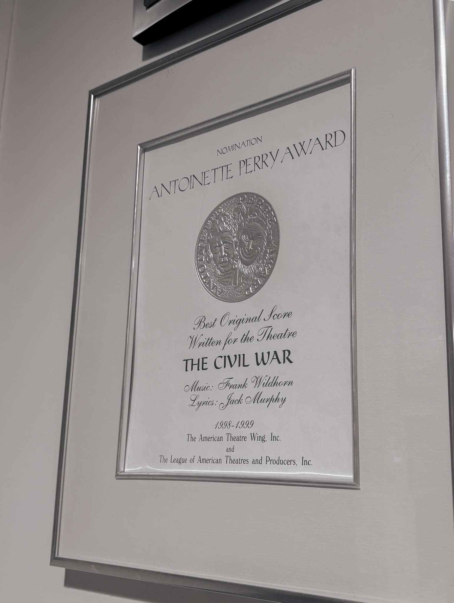 Antoinette Perry Award for The Civil War